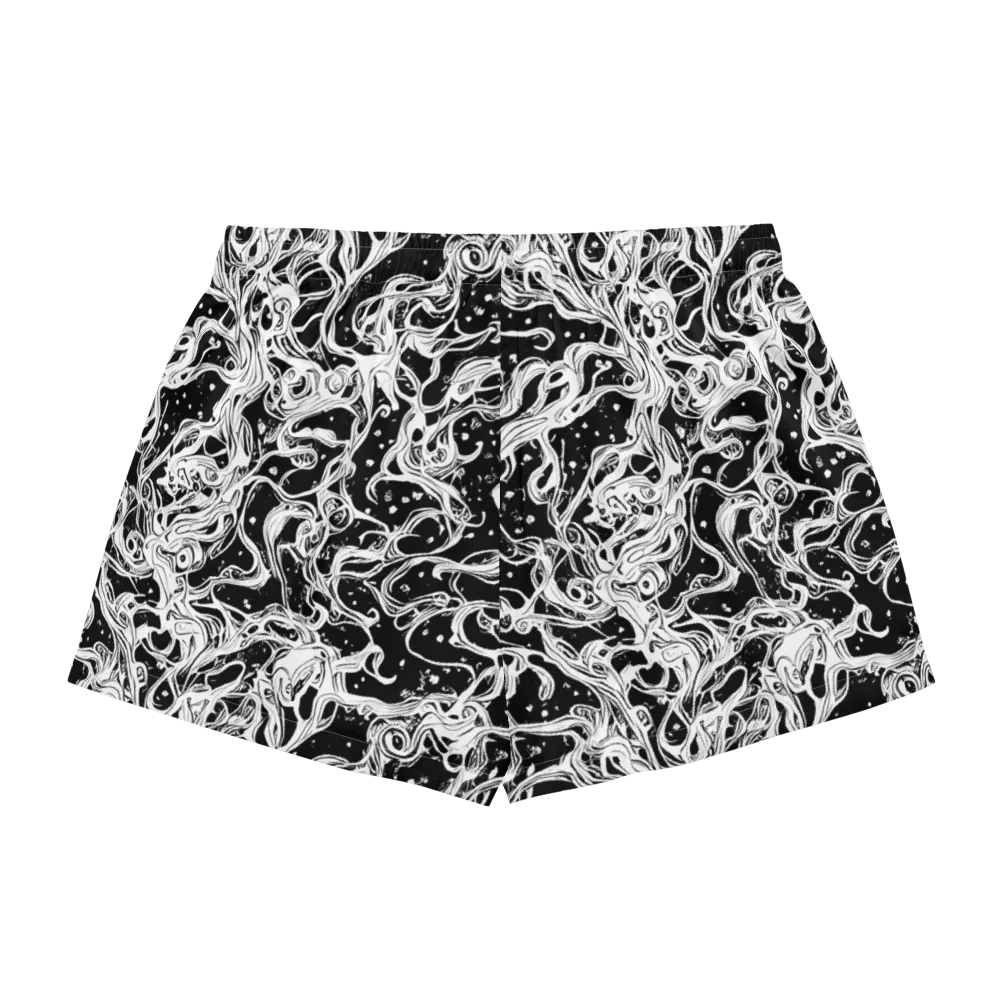 Sonic Smoke on Women's Pajama Shorts — Back