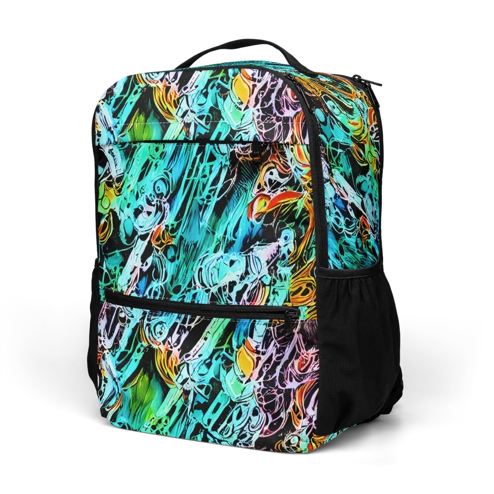 Color After Dark on Utility Backpack — Left Front