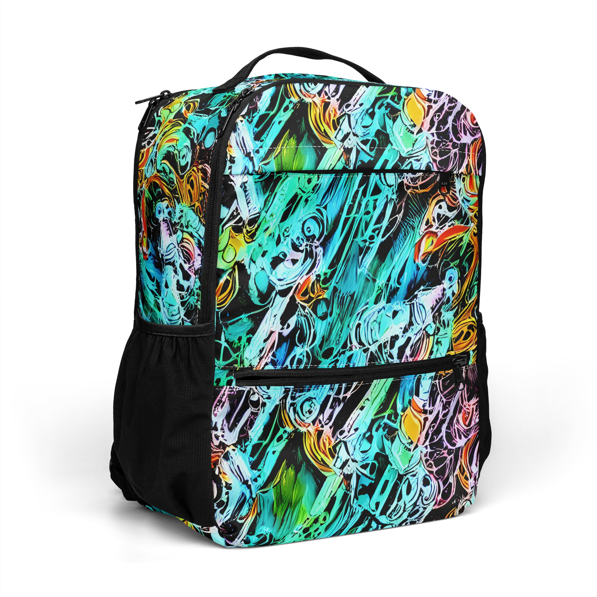 Color After Dark on Utility Backpack — Right Front