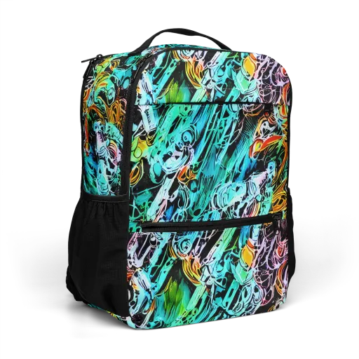 Color After Dark on a Utility Backpack