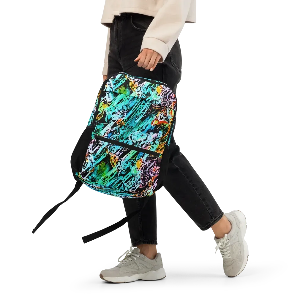 Color After Dark on Utility Backpack — Front