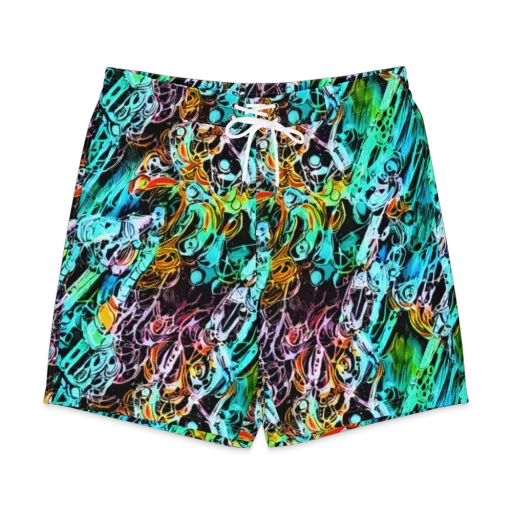 Color After Dark on a Men's Board Shorts