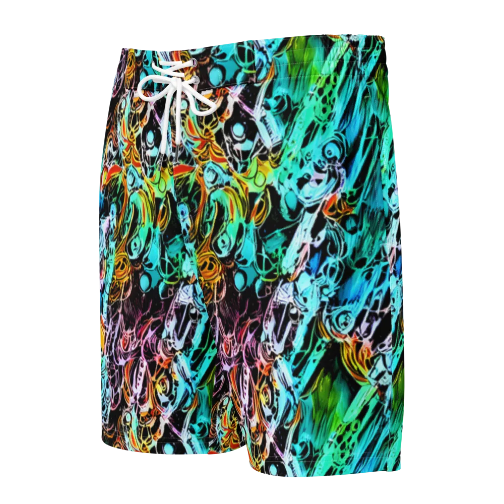 Color After Dark on Men's Board Shorts — Front