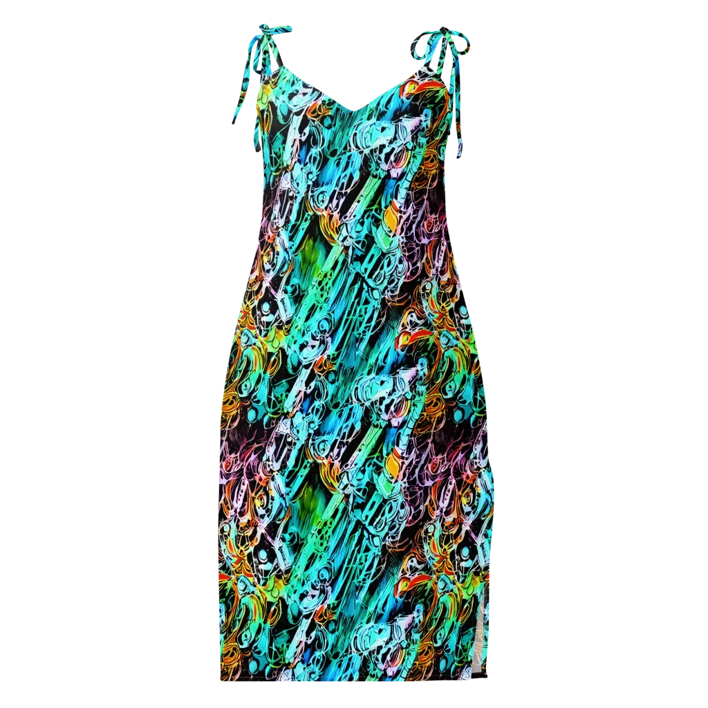 Color After Dark on Slip Dress — Front