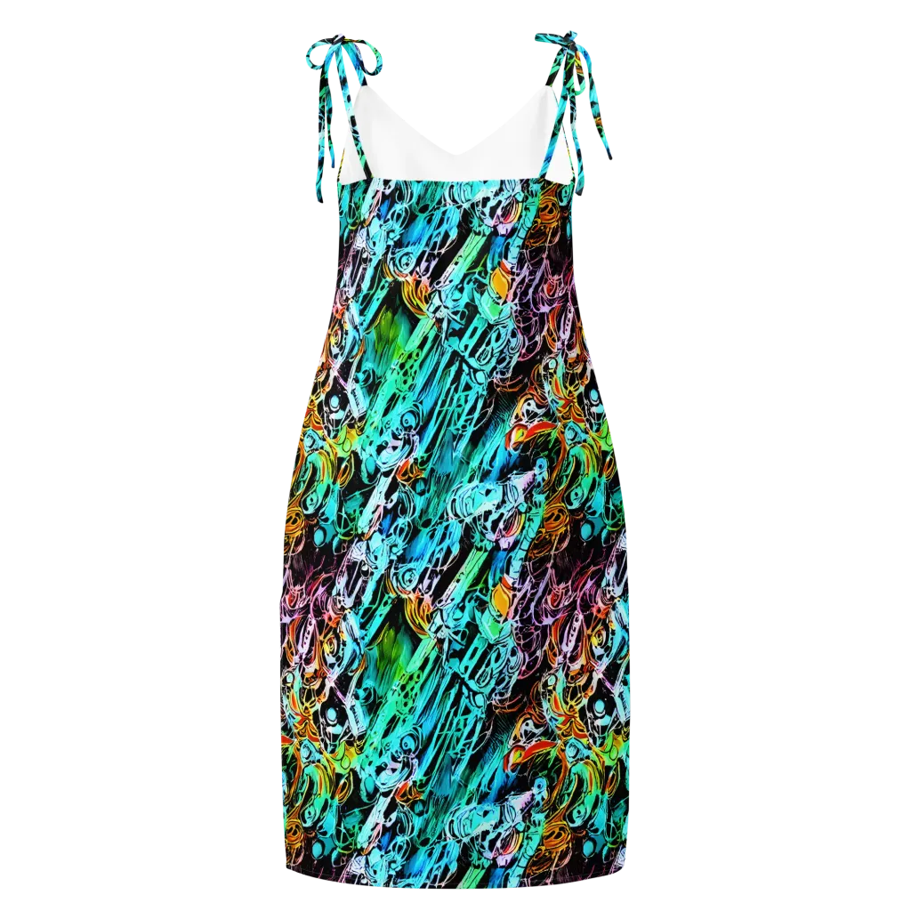 Color After Dark on Slip Dress — Back
