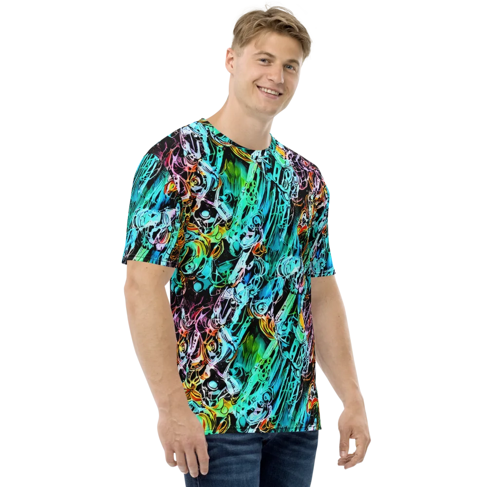 Color After Dark on Men's Crew Neck T-Shirt — Right