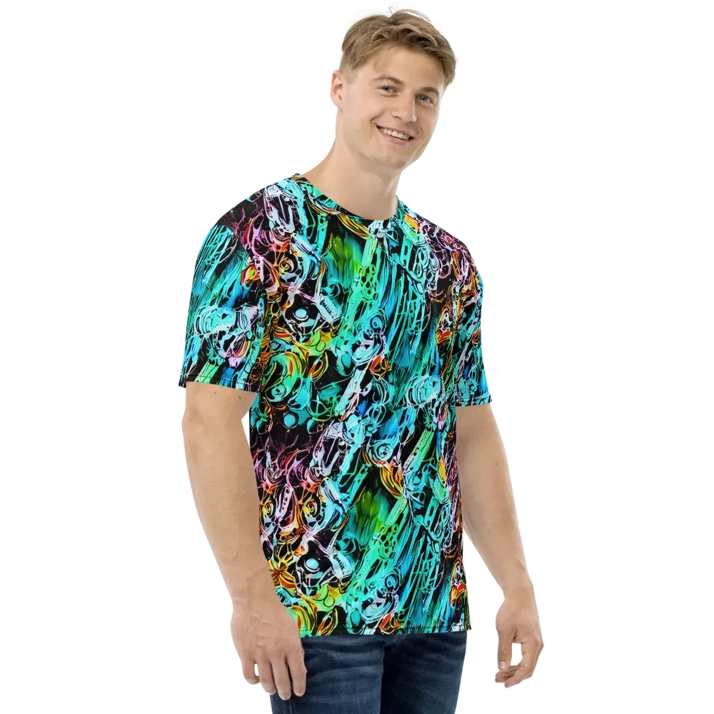 Color After Dark on Men's Crew Neck T-Shirt — Right