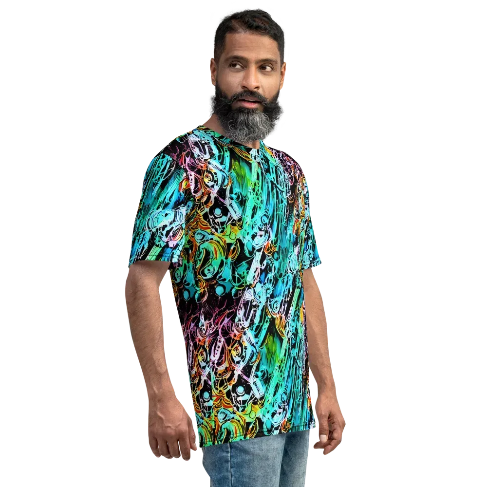 Color After Dark on Men's Crew Neck T-Shirt — Right