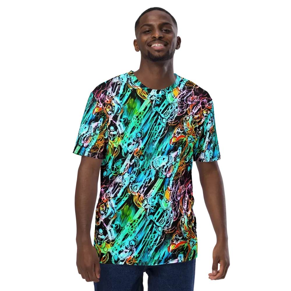 Color After Dark on Men's Crew Neck T-Shirt — Front