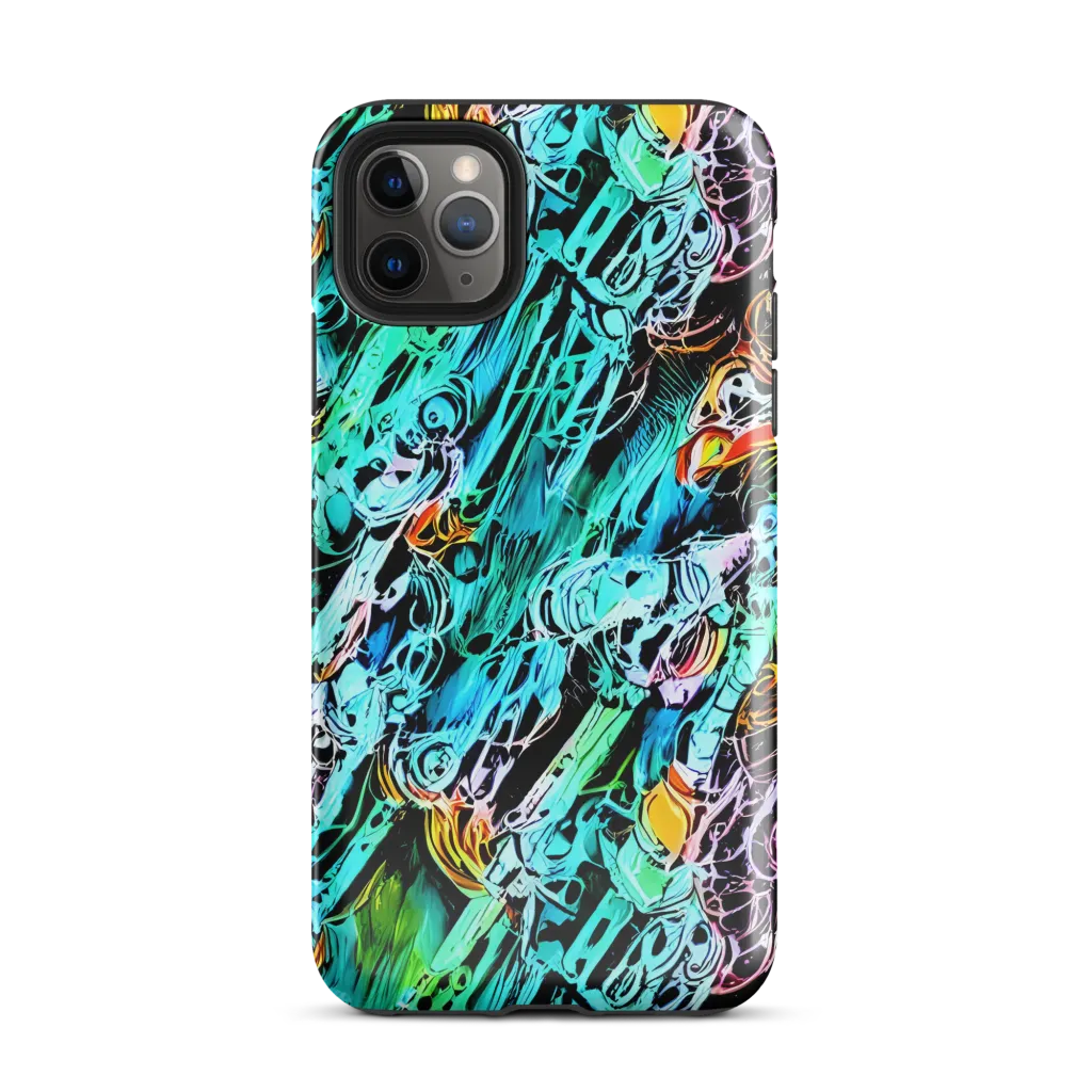 Color After Dark on Tough Case for iPhone® — Front