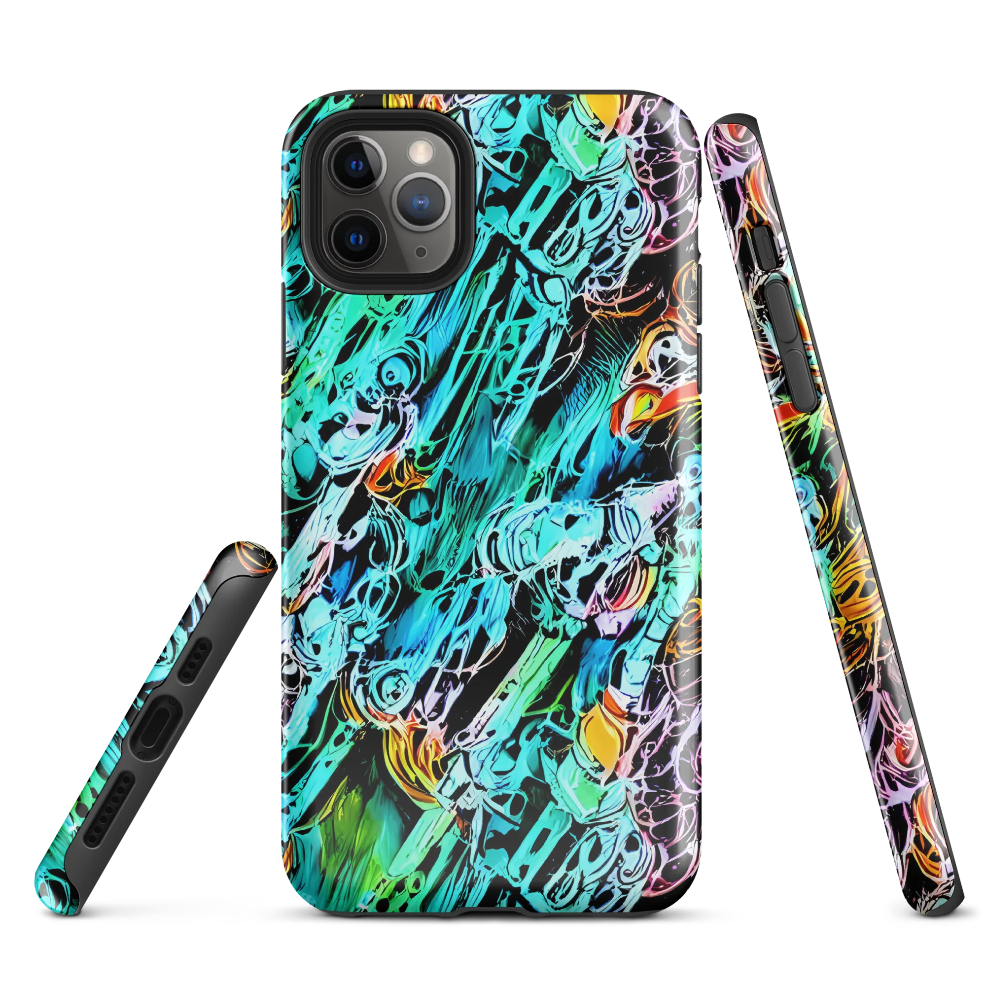 Color After Dark on Tough Case for iPhone® — Front