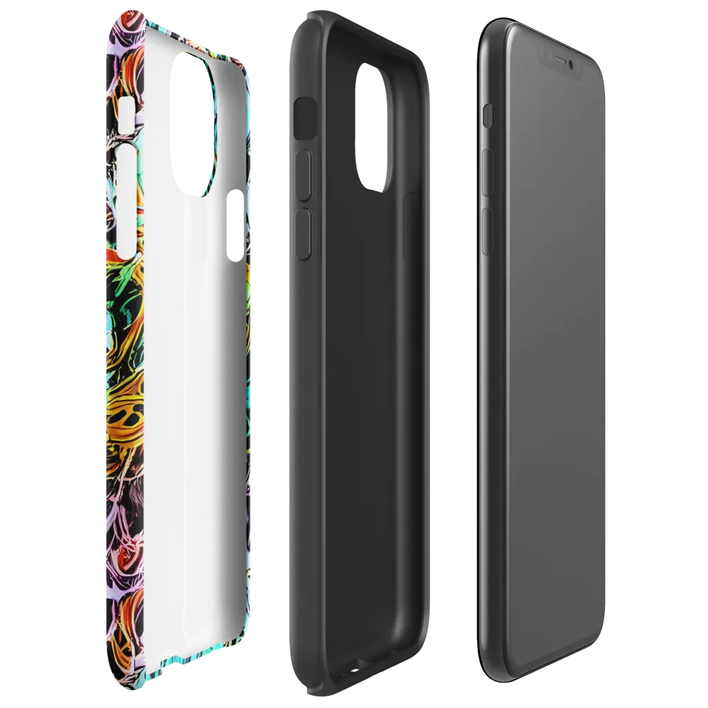Color After Dark on Tough Case for iPhone® — Right