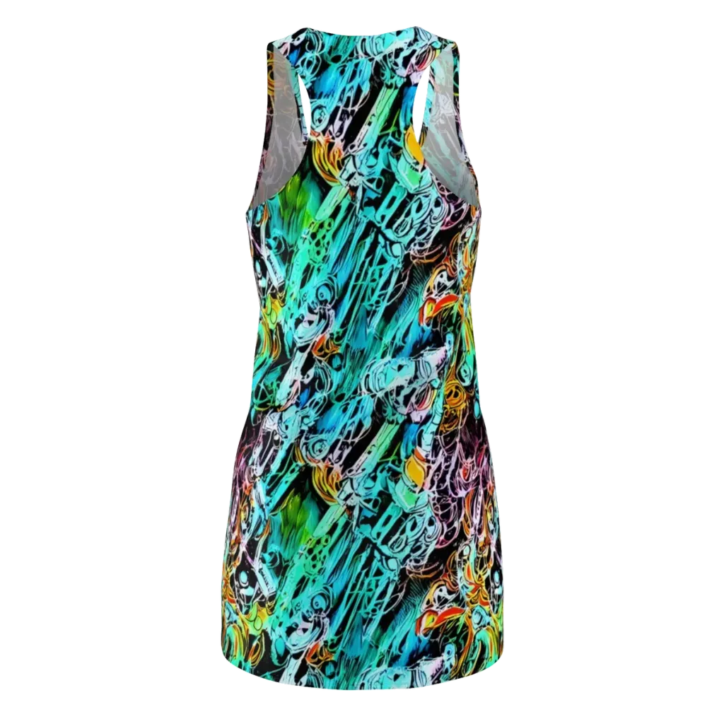 Color After Dark on Racerback Dress — Back