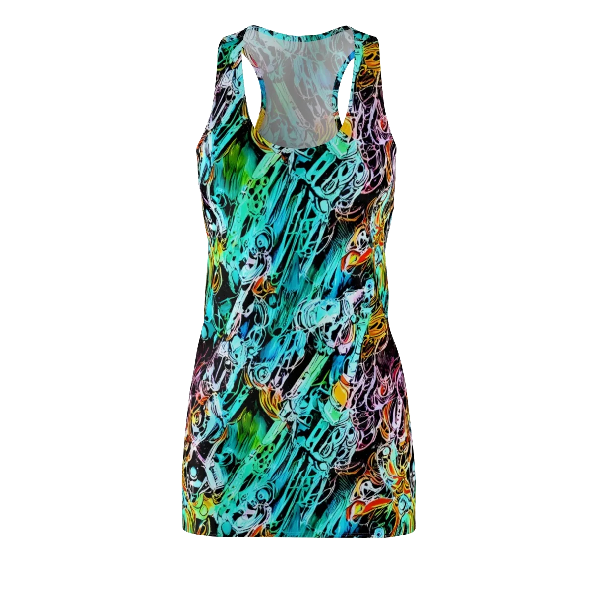 Color After Dark on Racerback Dress — Front