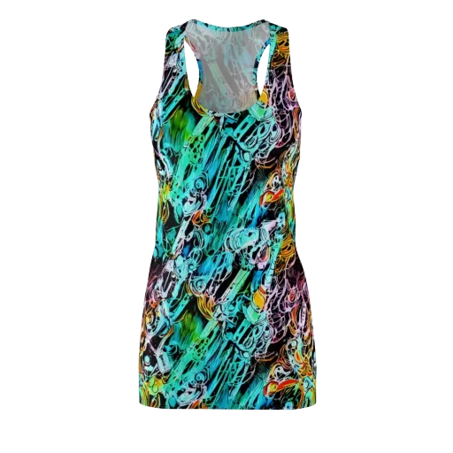 Color After Dark on a Racerback Dress