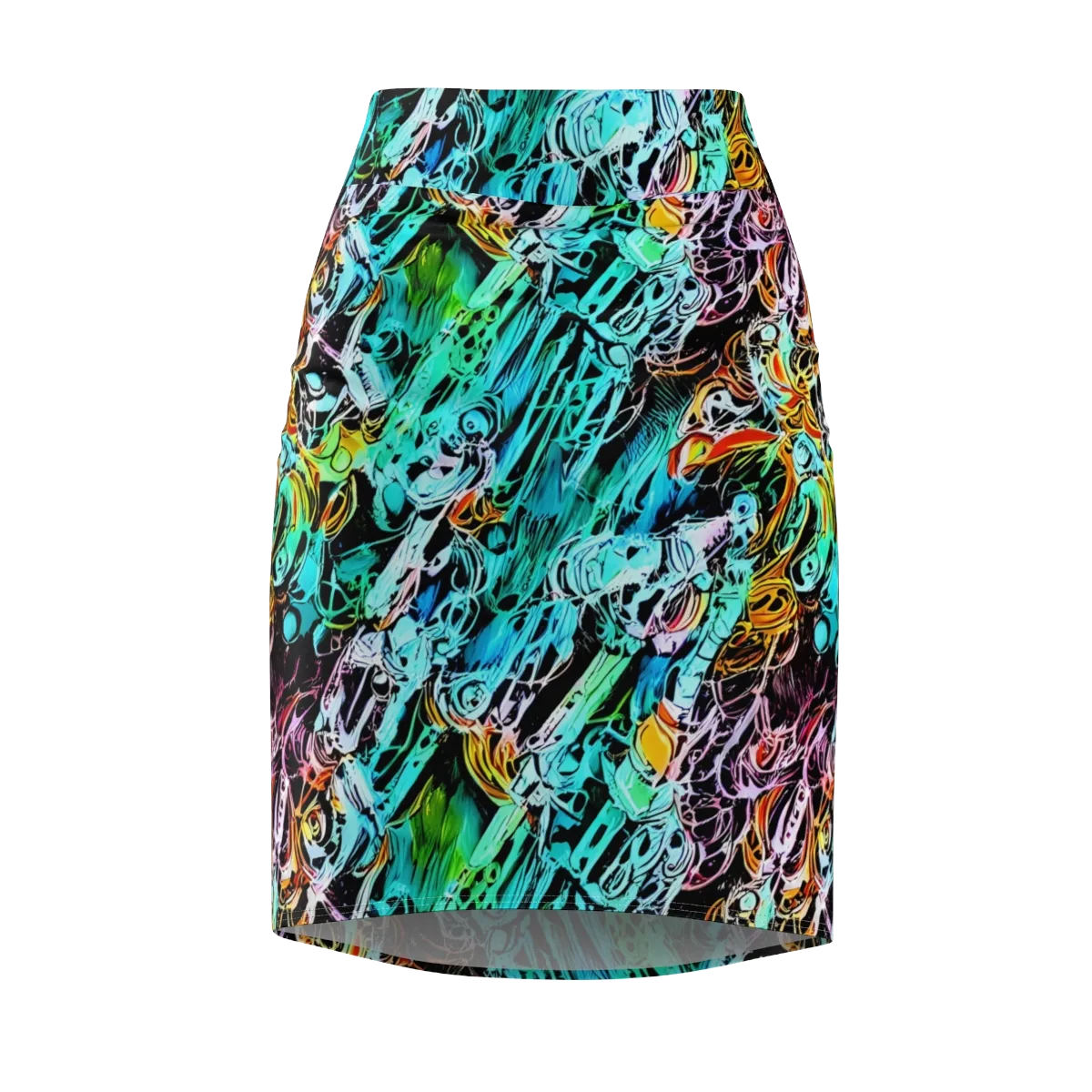 Color After Dark on Pencil Skirt — Front