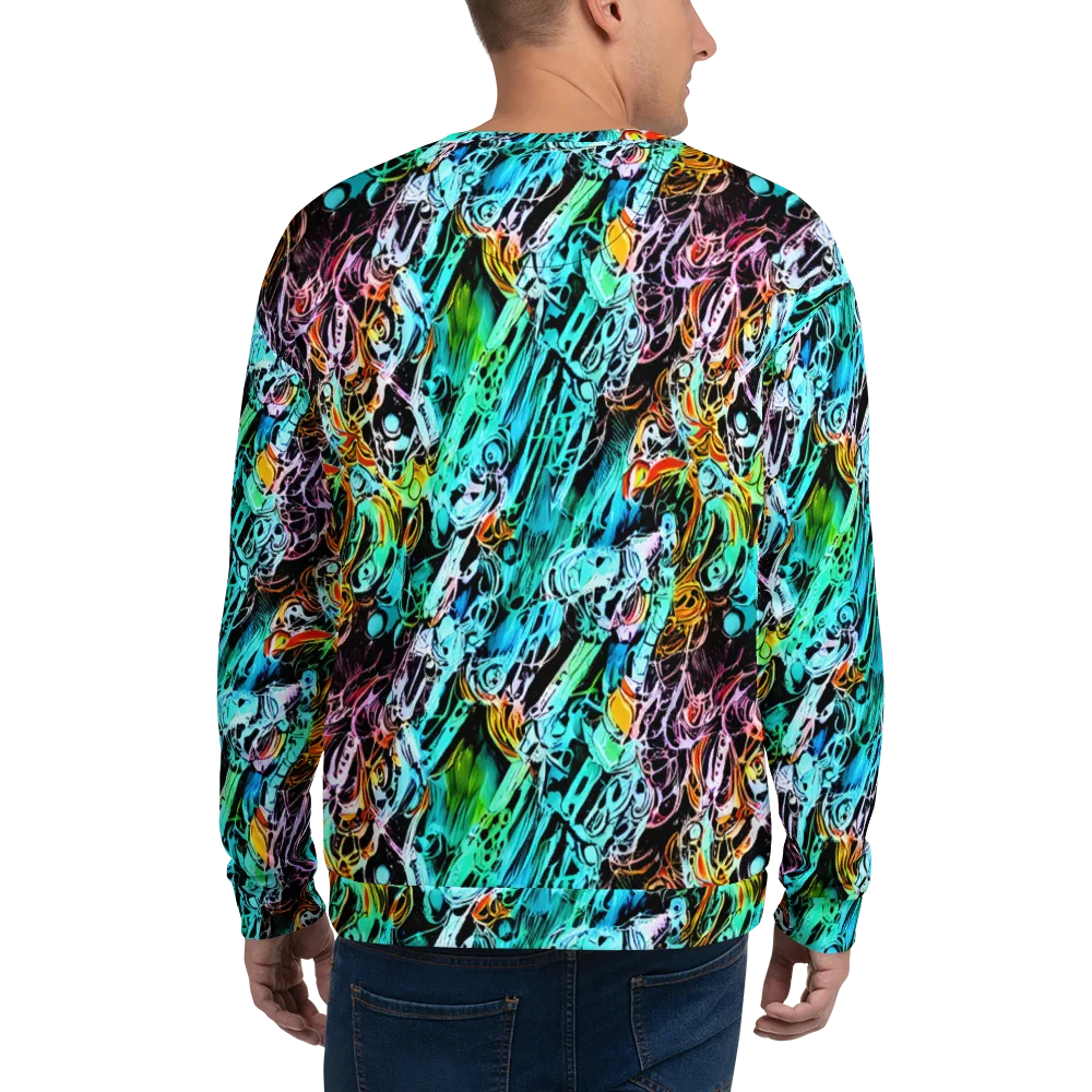 Color After Dark on Sweatshirt — Back