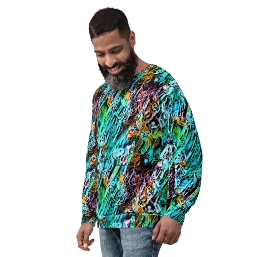 Color After Dark on a Sweatshirt