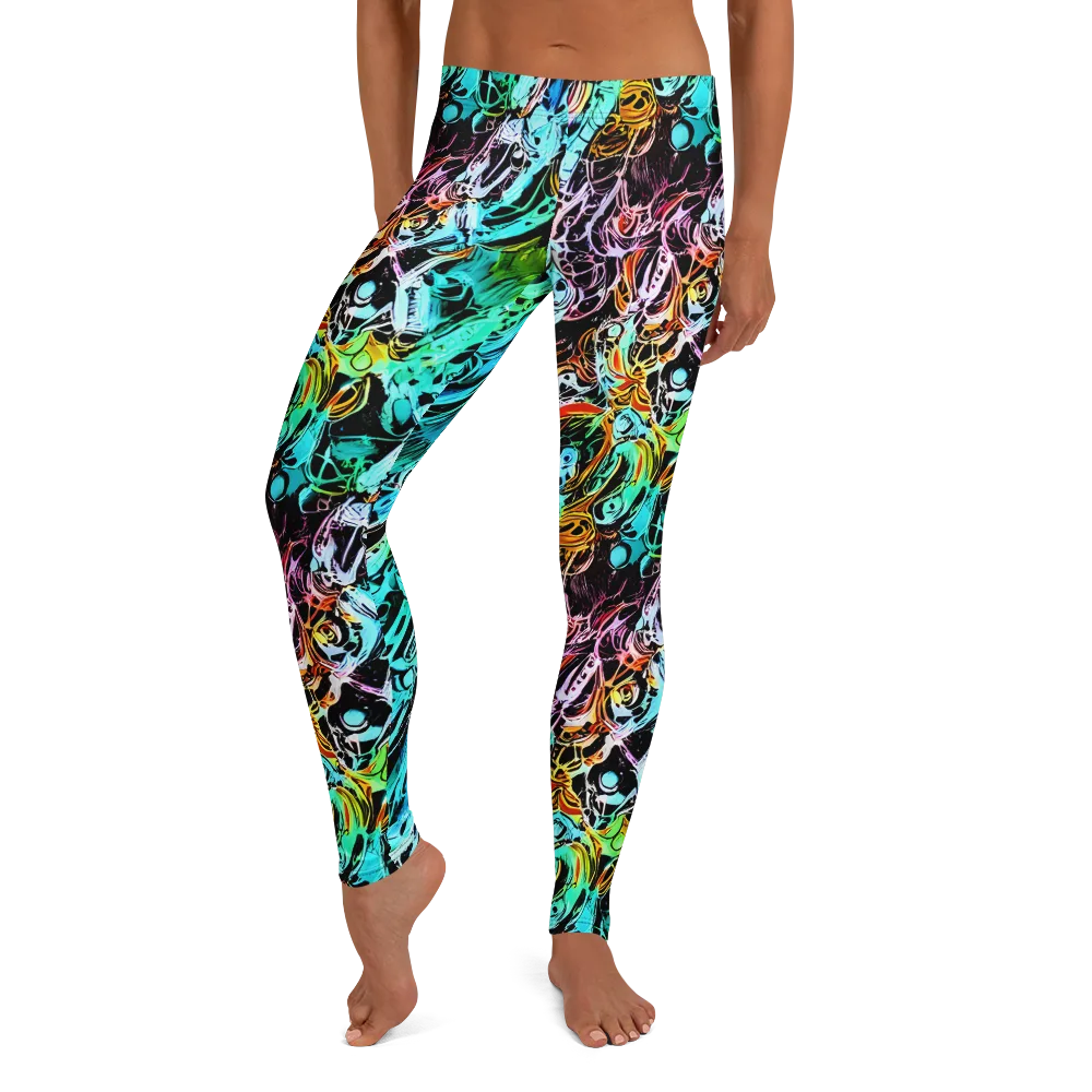 Color After Dark on Leggings — Front