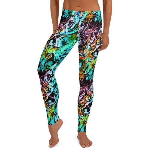 Color After Dark on a Leggings