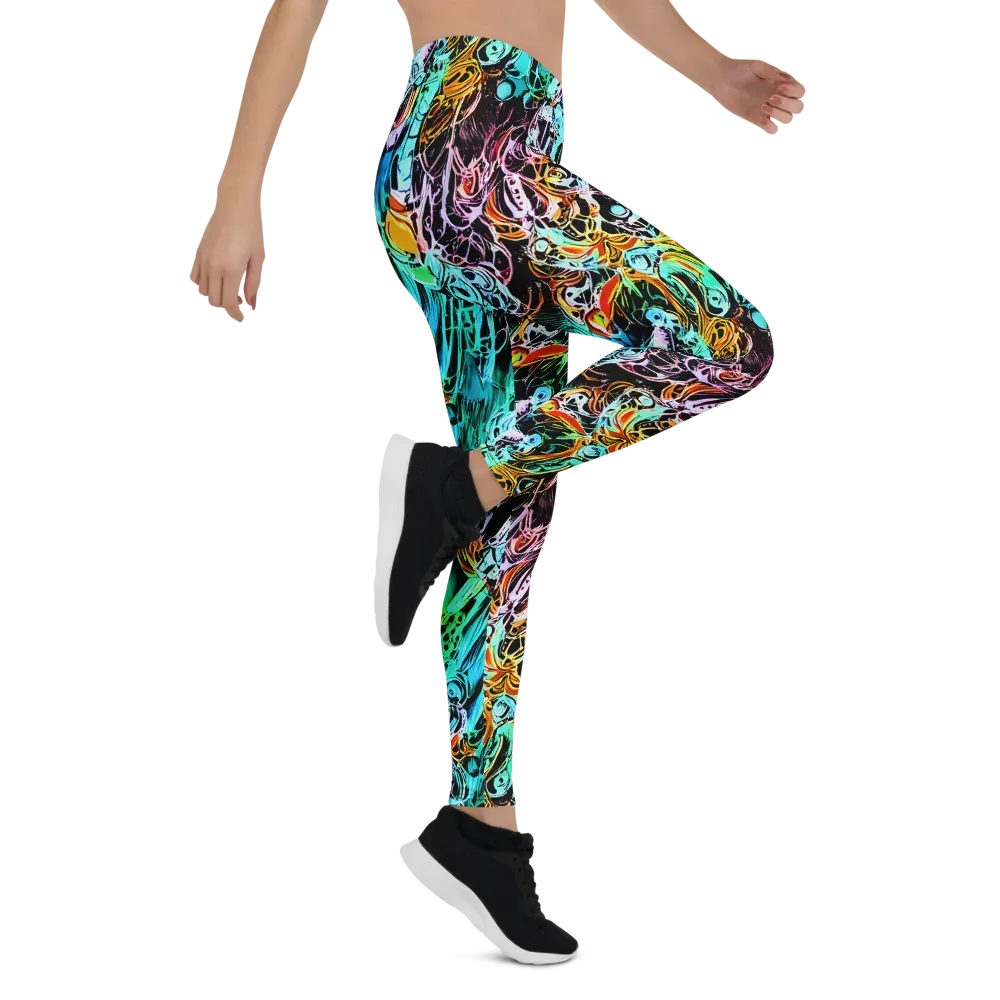 Color After Dark on Leggings — Right
