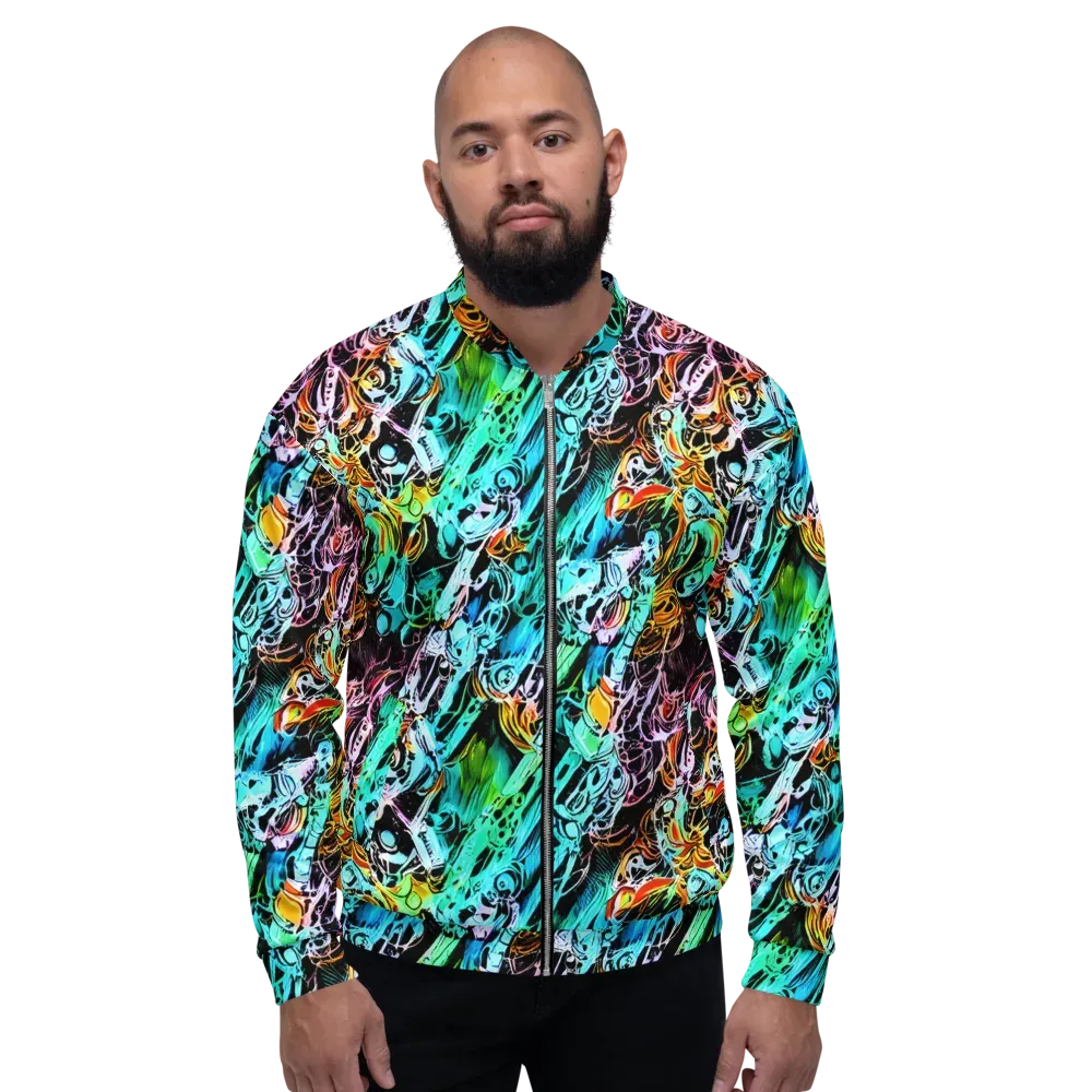 Color After Dark on Bomber Jacket — Front