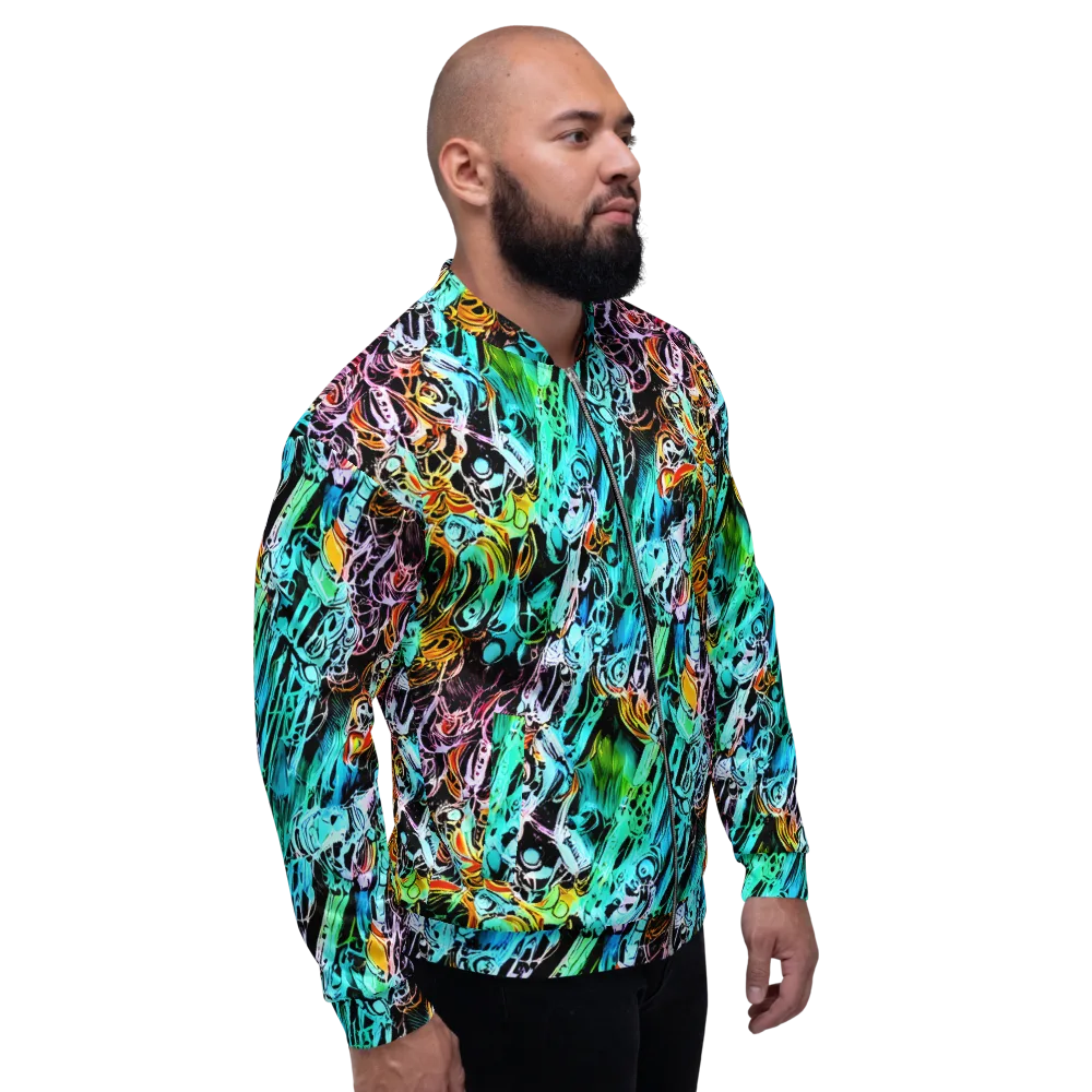 Color After Dark on Bomber Jacket — Right