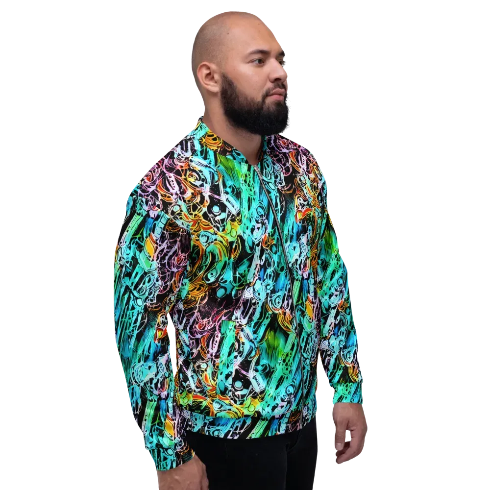 Color After Dark on Bomber Jacket — Right