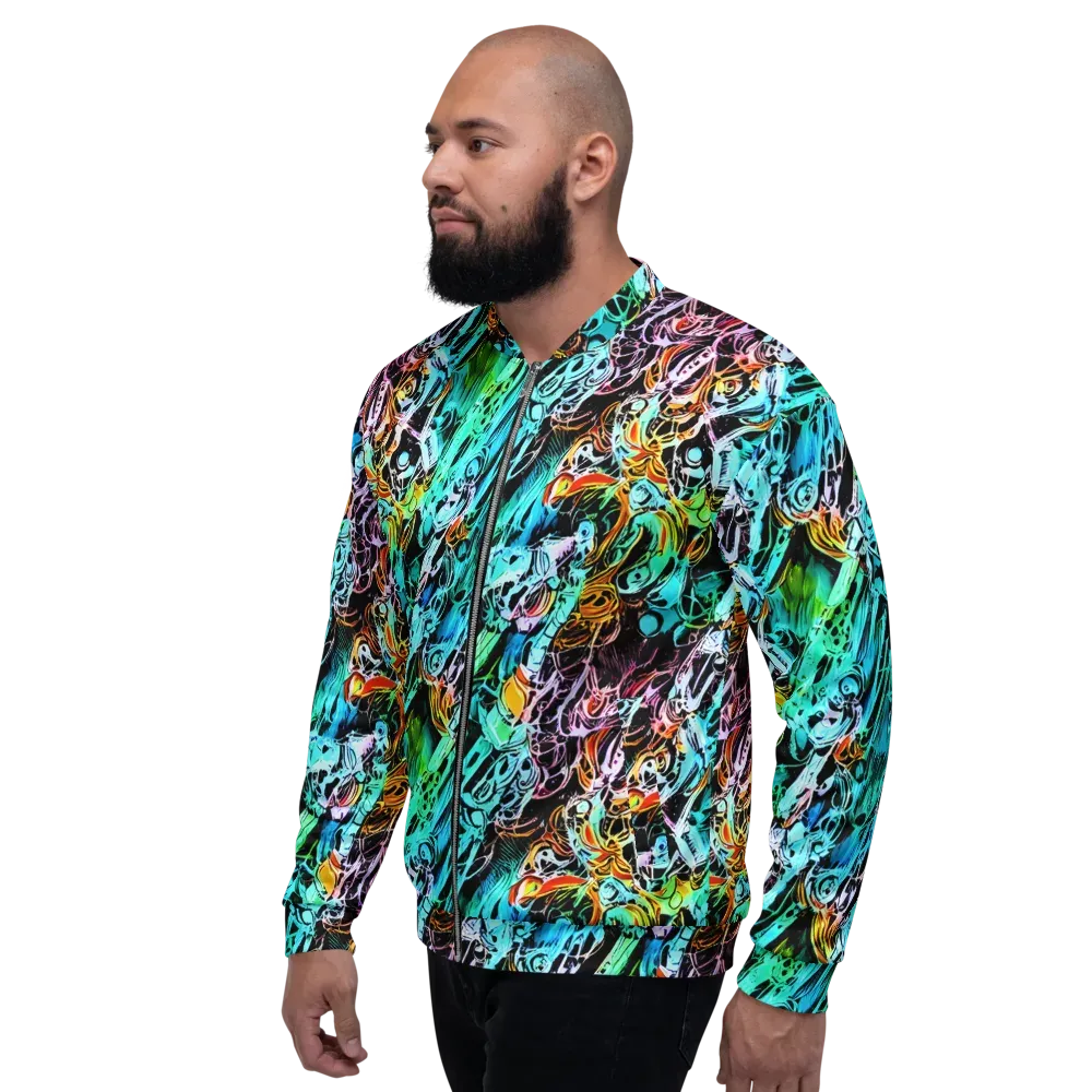 Color After Dark on Bomber Jacket — Left