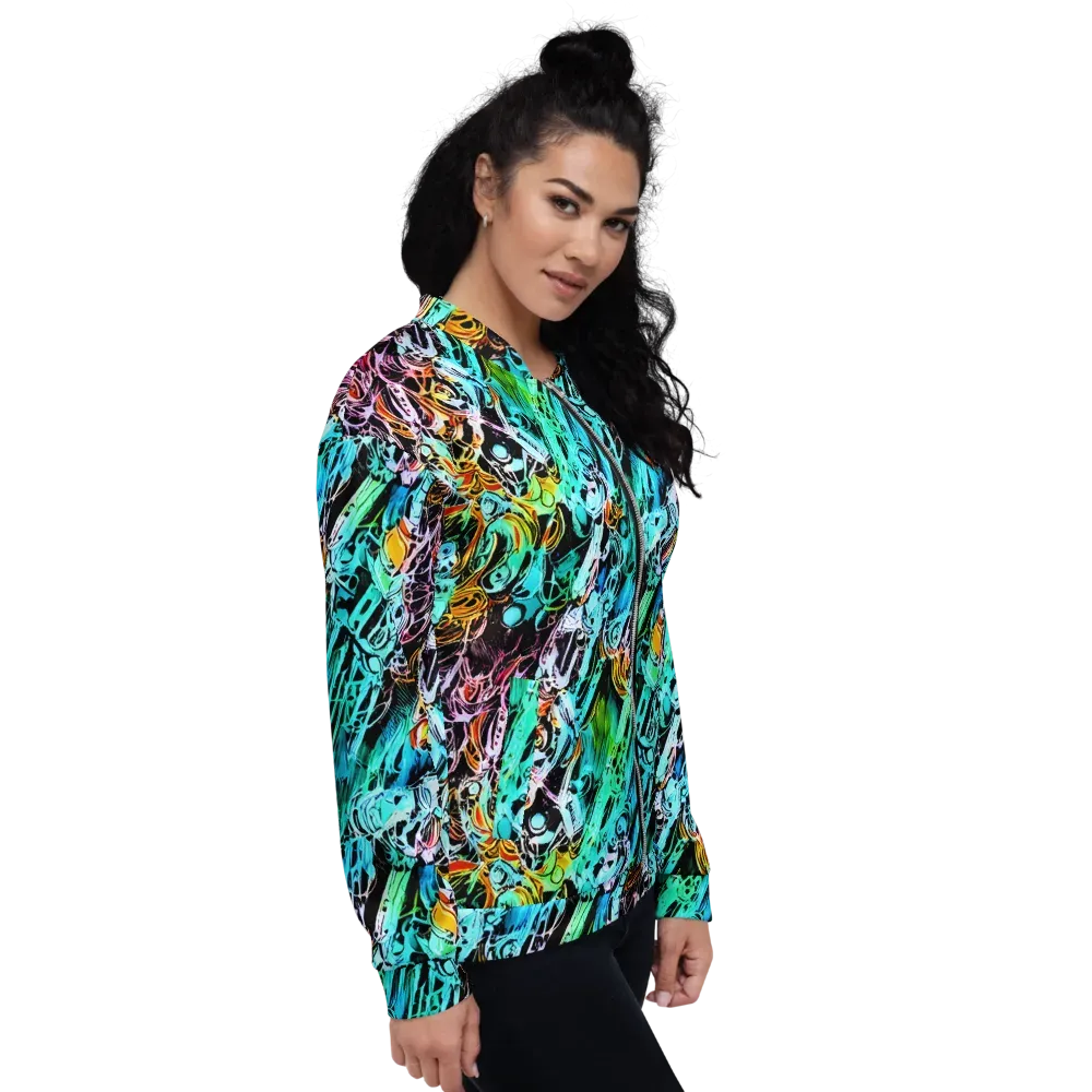 Color After Dark on Bomber Jacket — Right