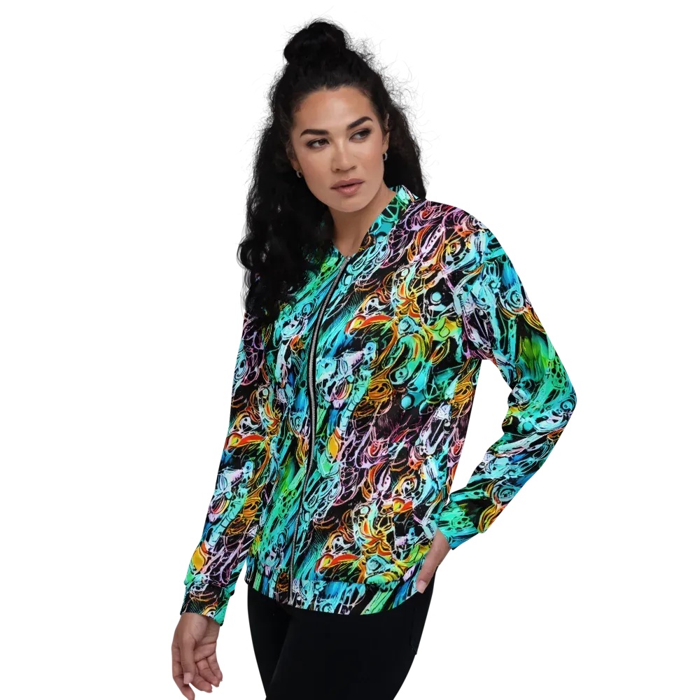 Color After Dark on Bomber Jacket — Left