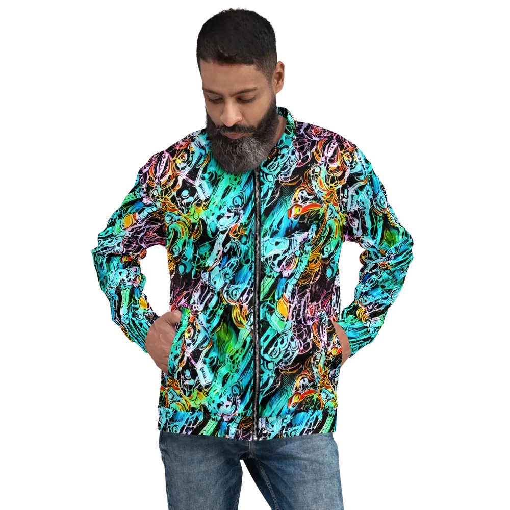 Color After Dark on Bomber Jacket — Front