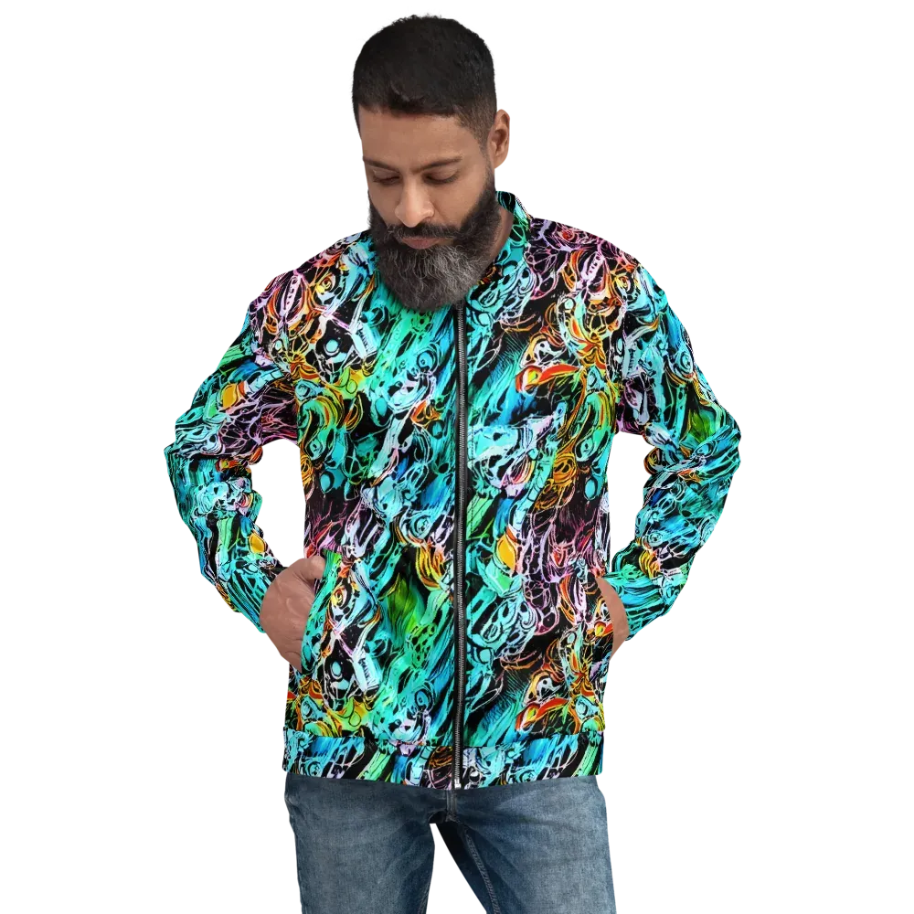 Color After Dark on Bomber Jacket — Front