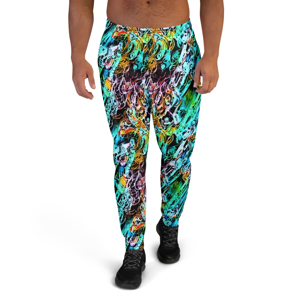Color After Dark on Men's Joggers — Front