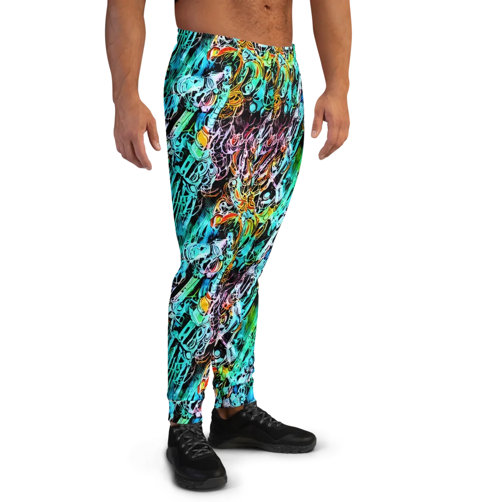 Color After Dark on Men's Joggers — Right