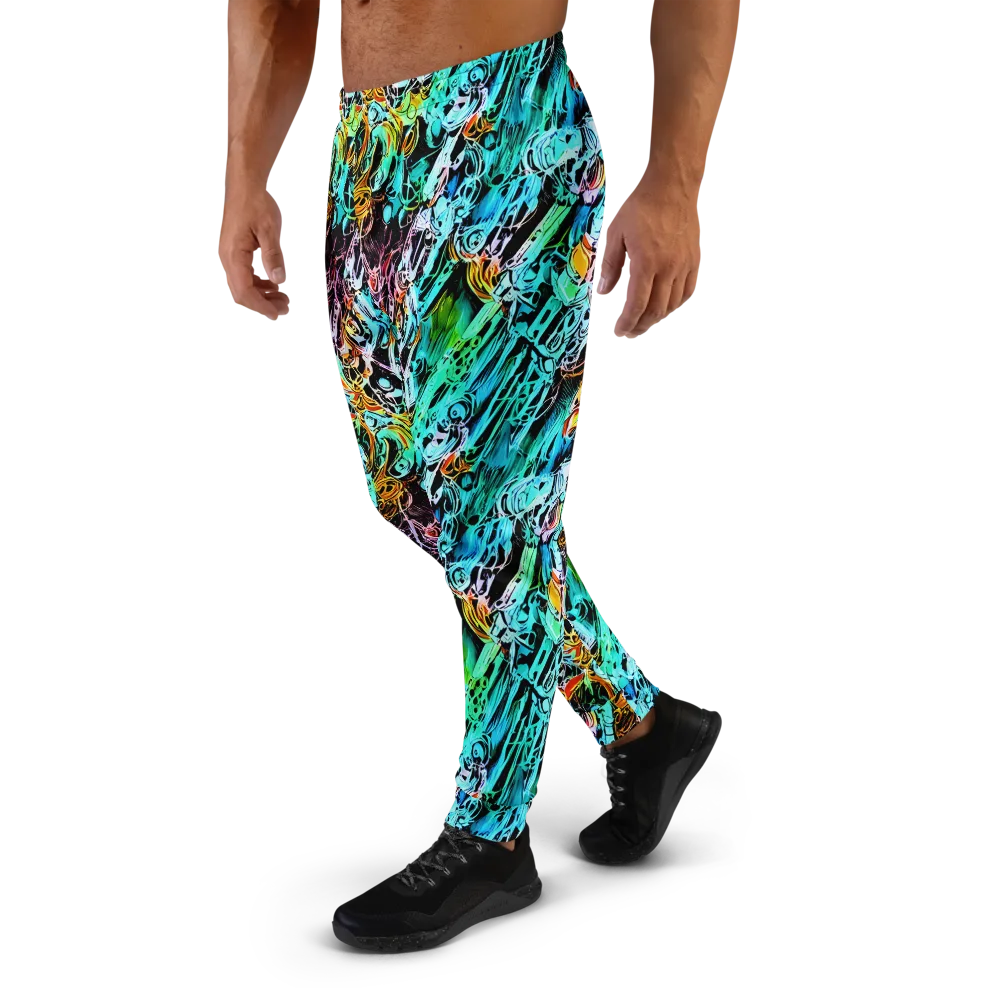 Color After Dark on Men's Joggers — Left