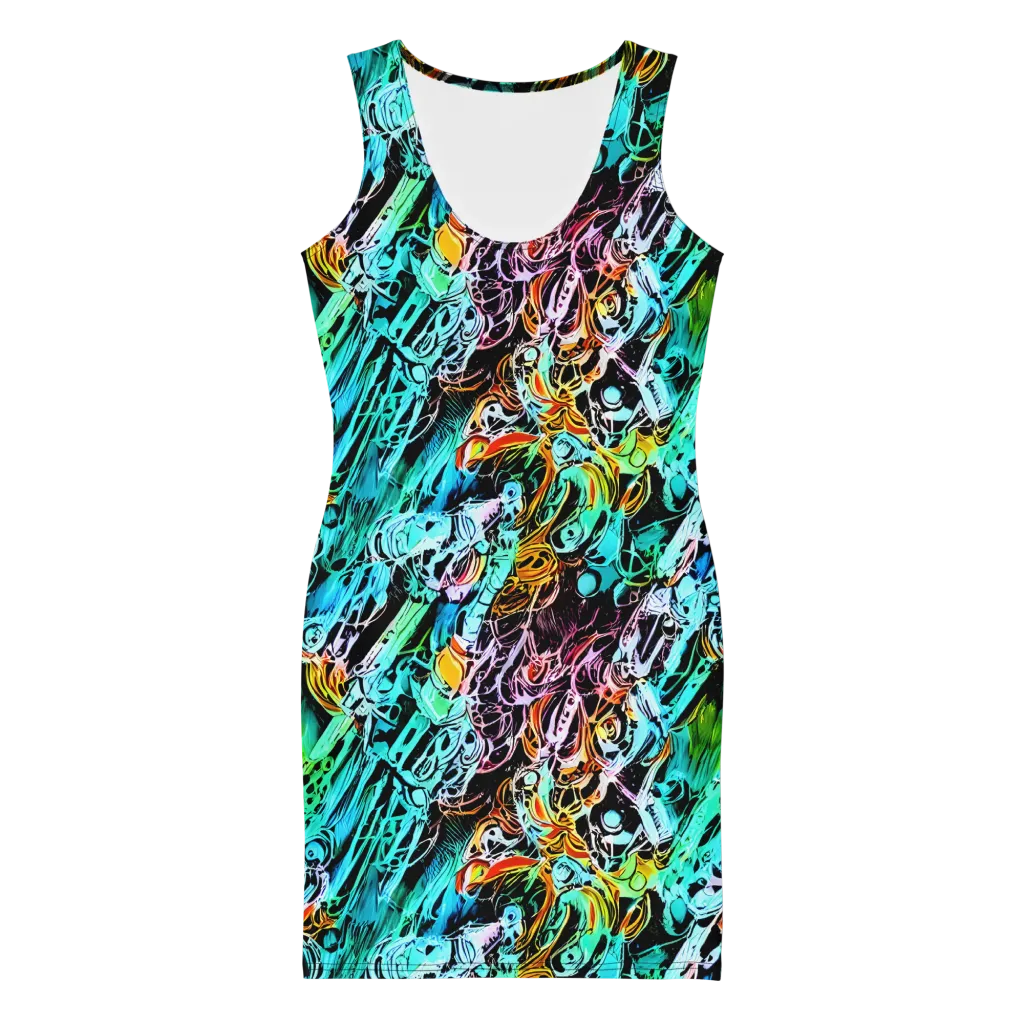 Color After Dark on Bodycon Dress — Front