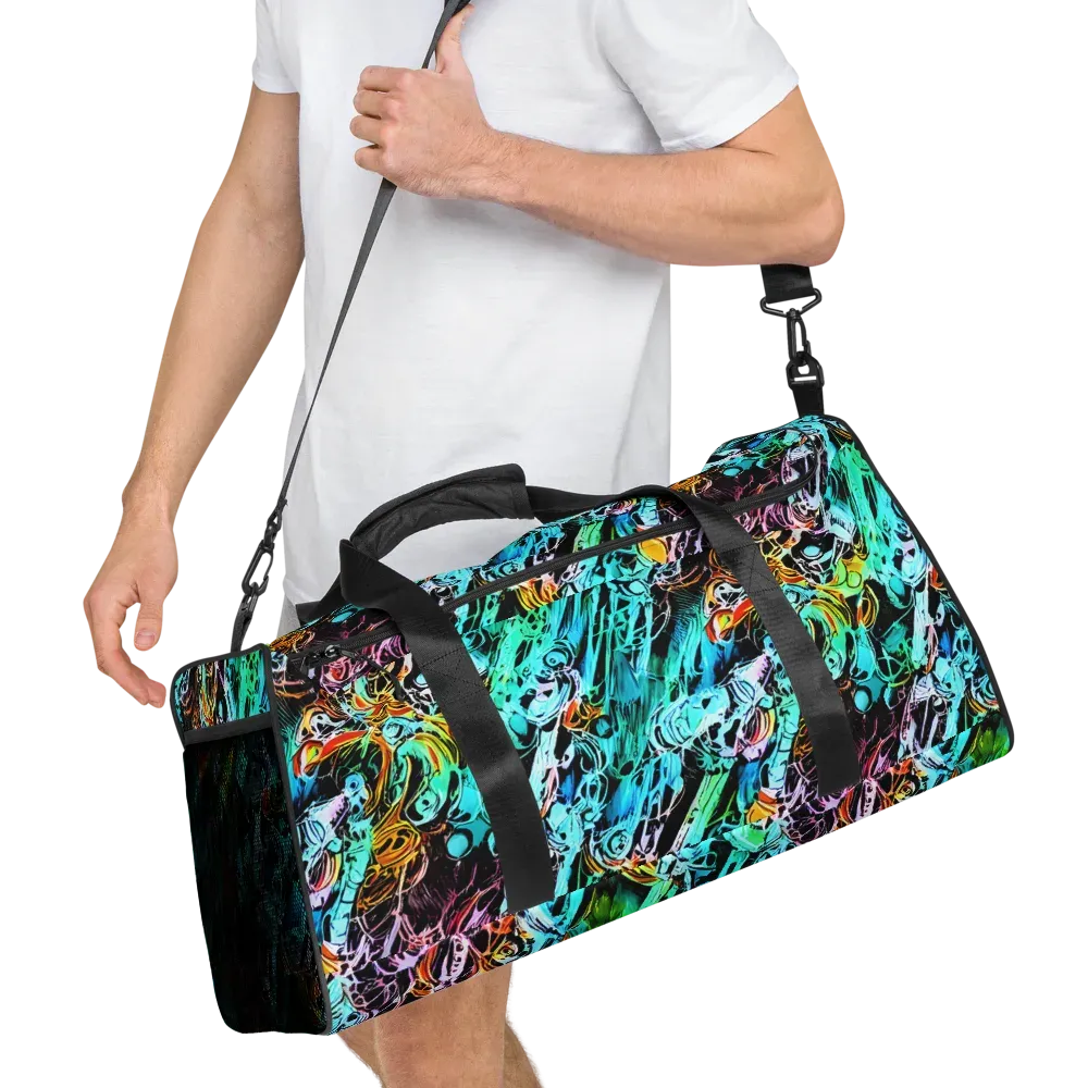 Color After Dark on Duffle Bag — Right Front