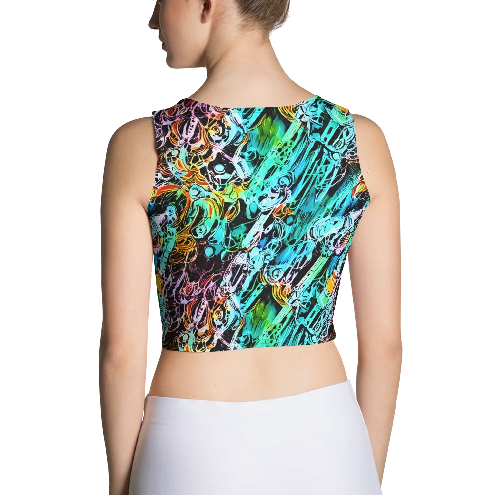 Color After Dark on Crop Top — Back