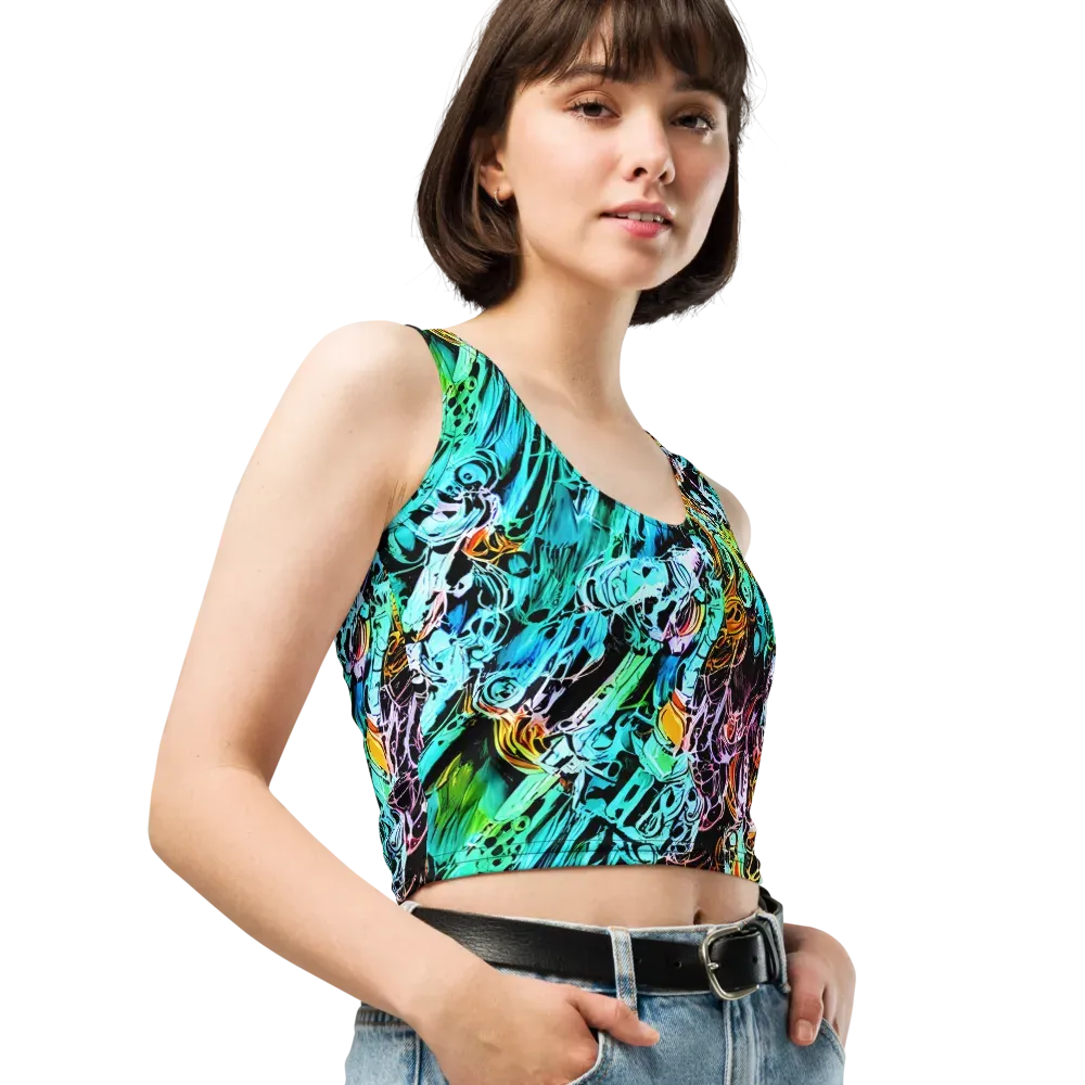 Color After Dark on Crop Top — Right Front