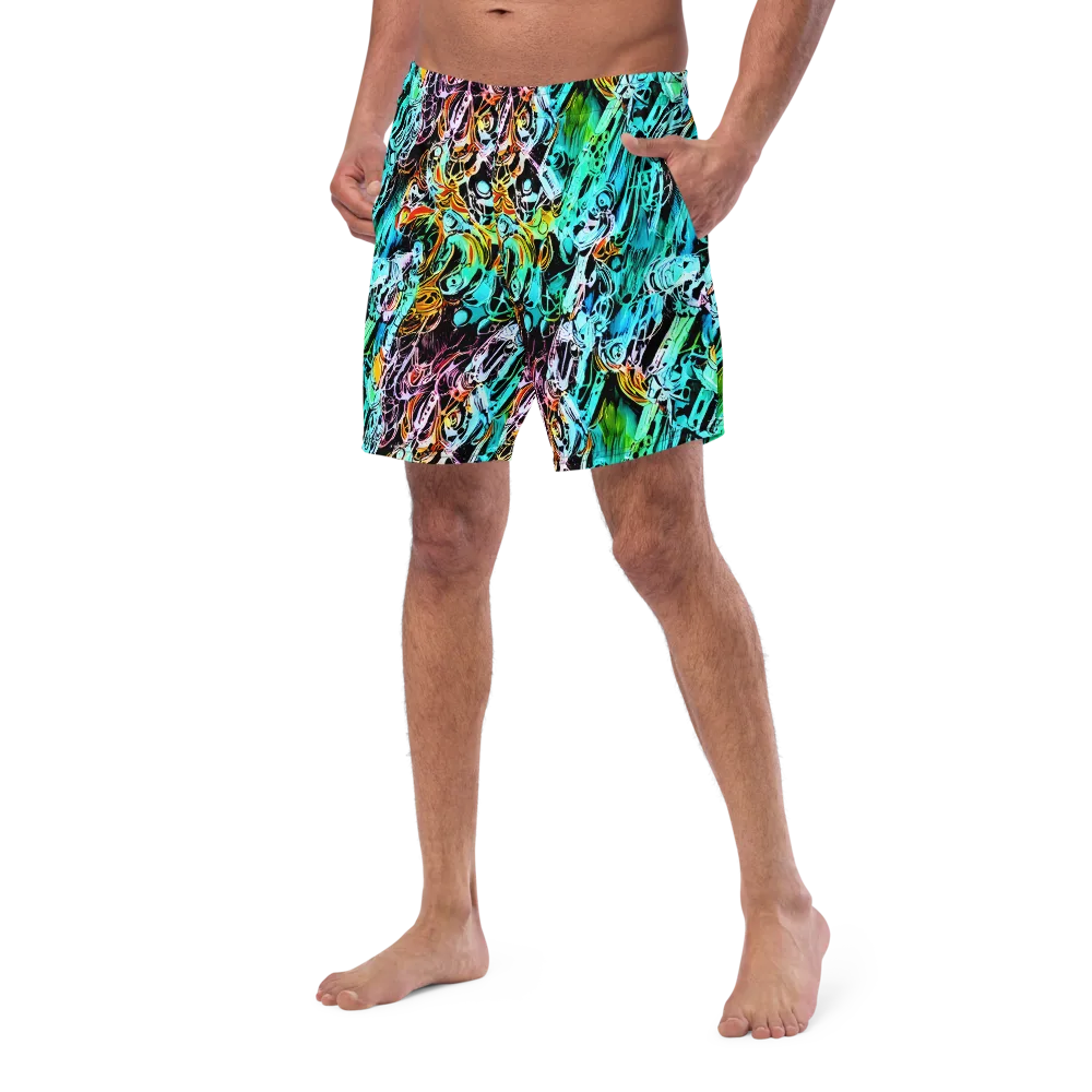 Color After Dark on Swim Trunks — Left Front