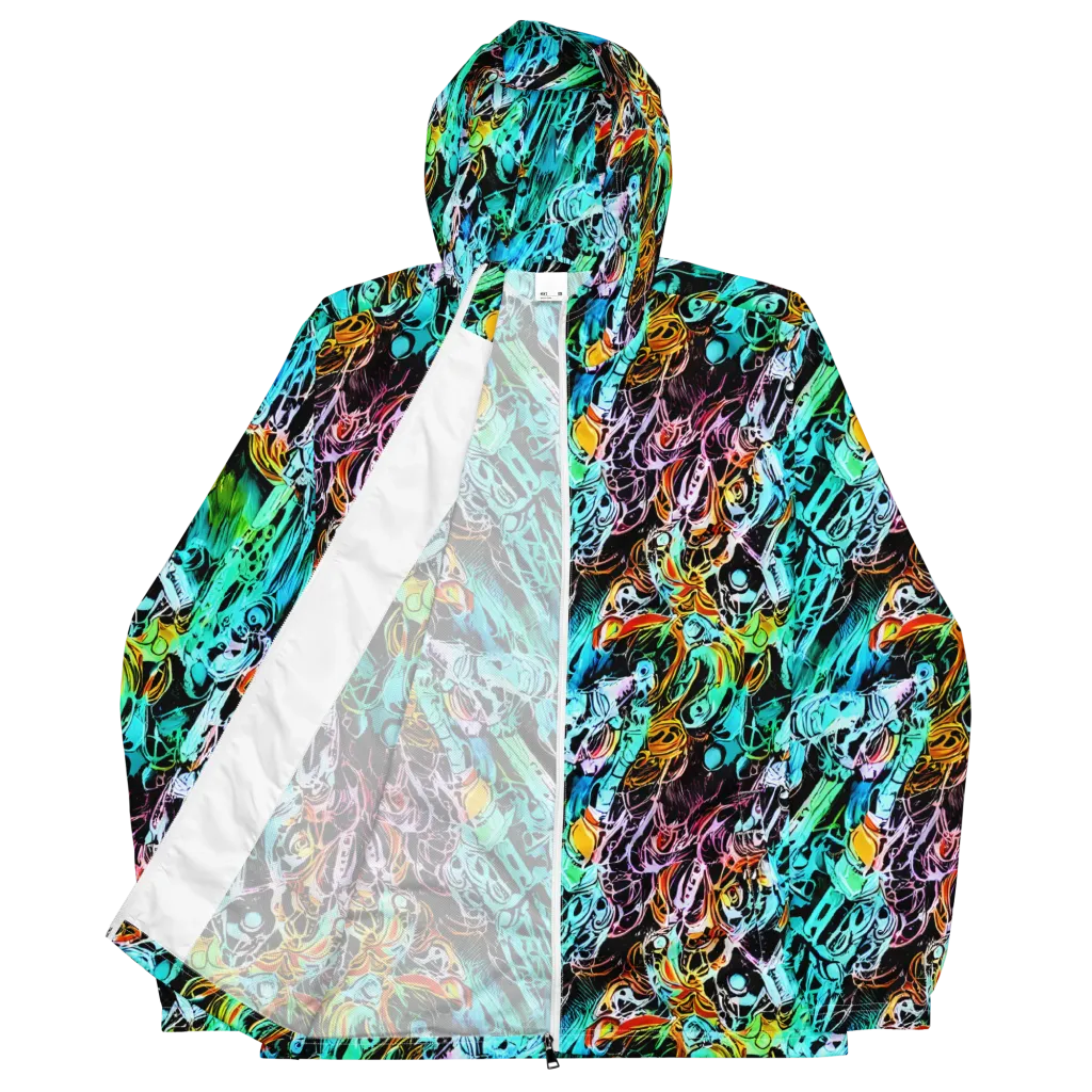 Color After Dark on Men's Windbreaker — Front