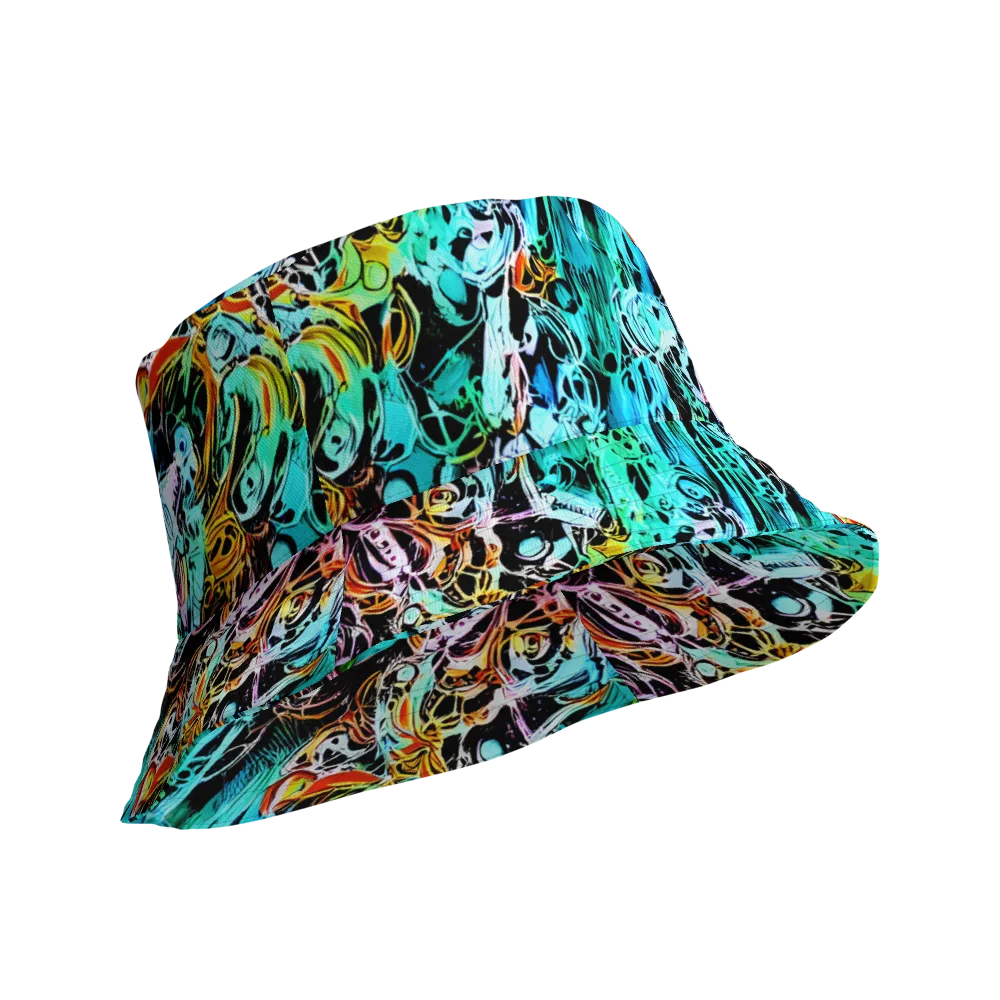 Color After Dark on Reversible Bucket Hat — Product details Outside