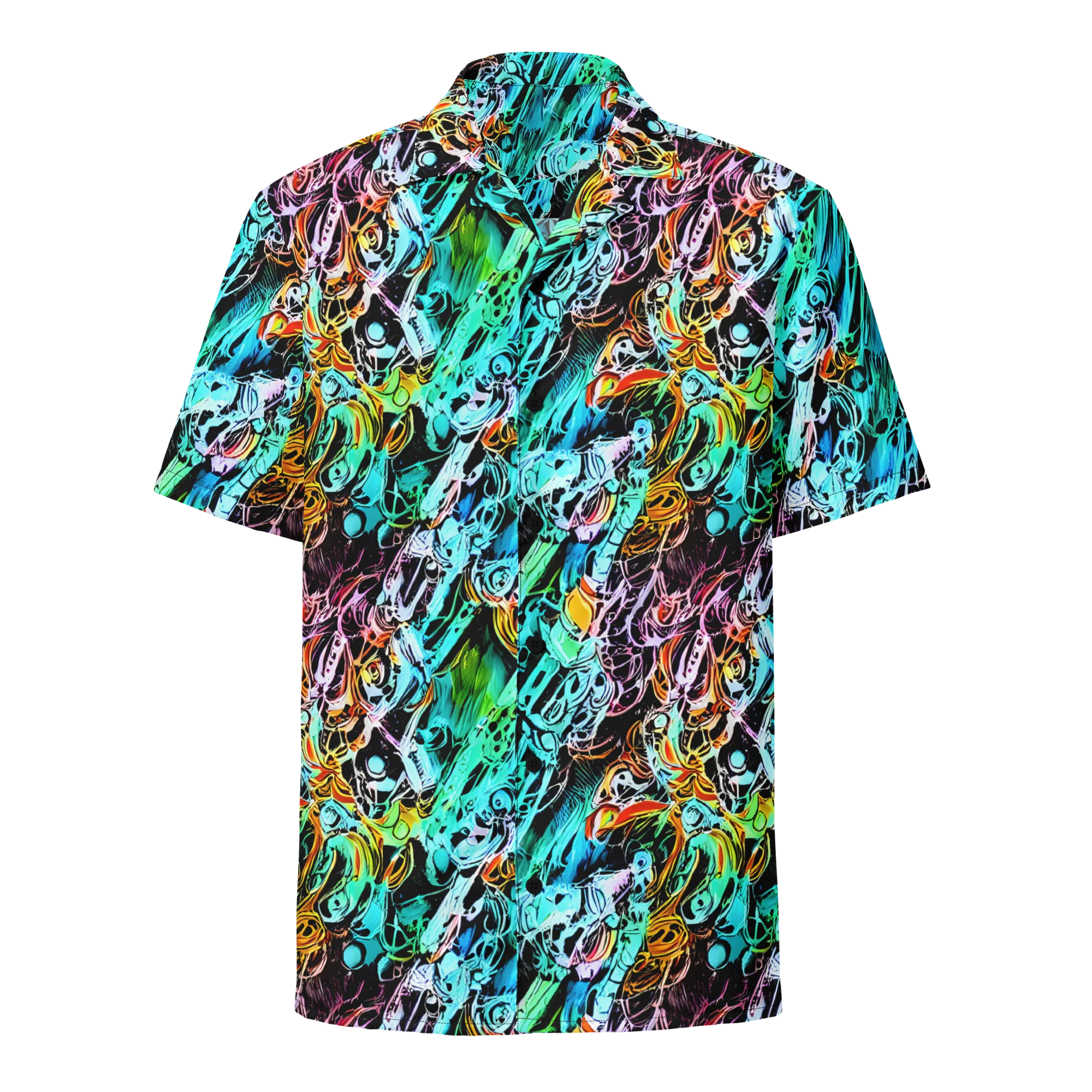 Color After Dark on Button Shirt — Front