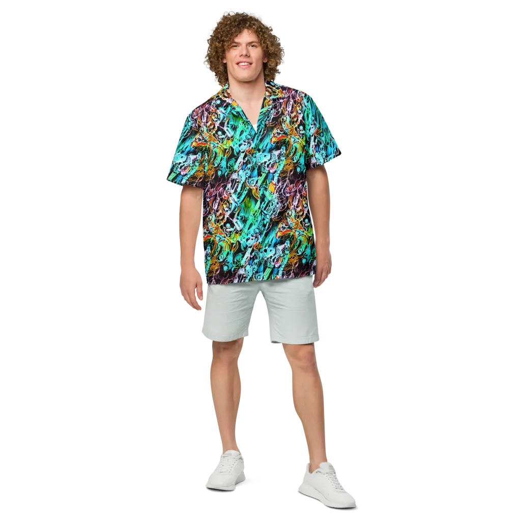 Color After Dark on Button Shirt — Front
