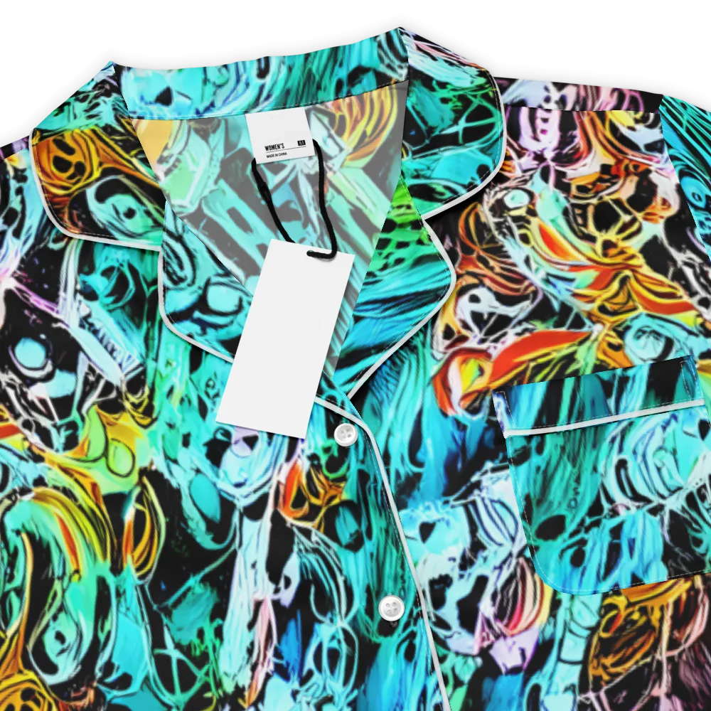 Color After Dark on Women's Short Sleeve Pajama Top — Product details