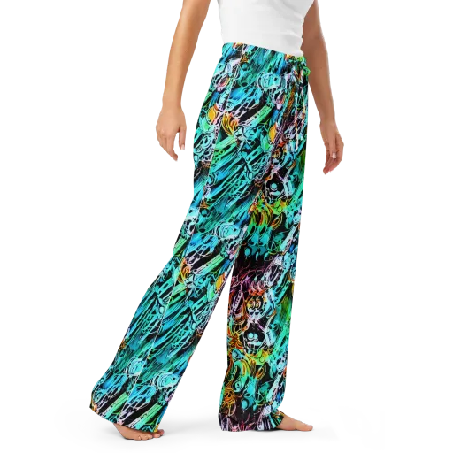 Color After Dark on a Women's Pajama Pants