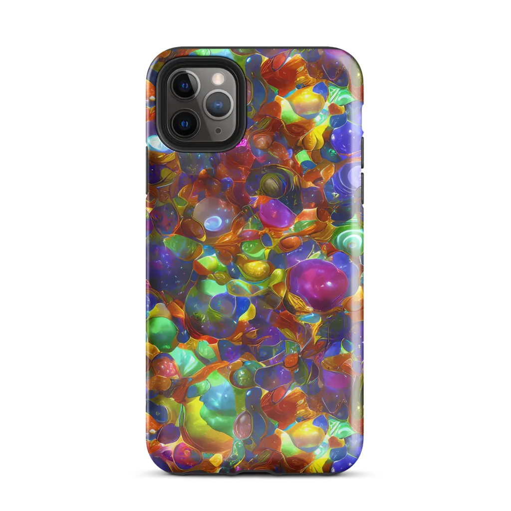 Prismatic Pebble Riot on Tough Case for iPhone® — Front