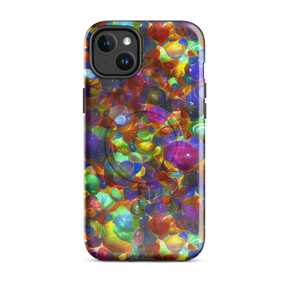 Prismatic Pebble Riot on MagSafe Tough Case for iPhone® — Front