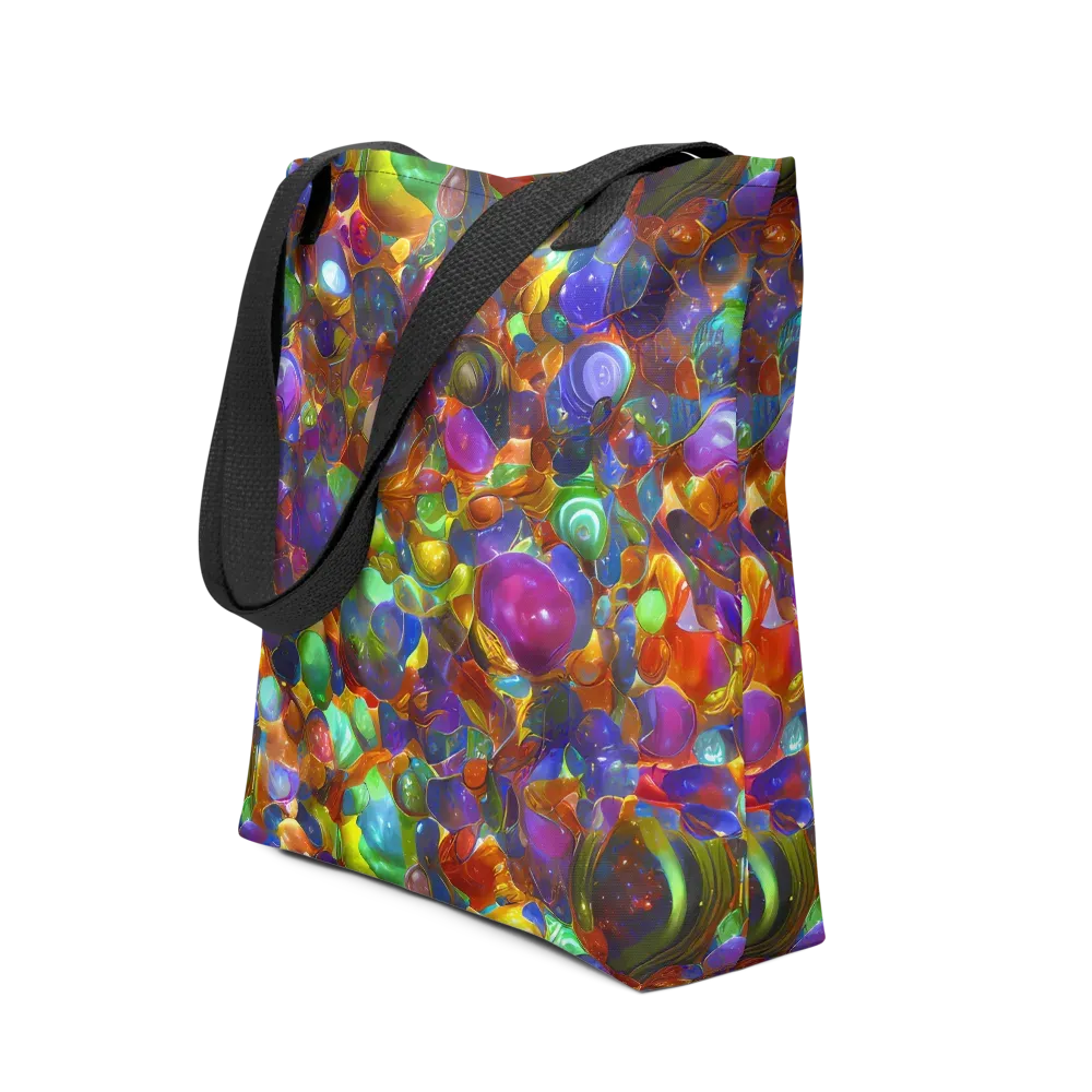Prismatic Pebble Riot on Tote Bag — Front